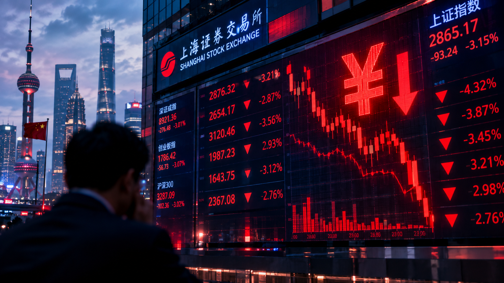 China's stock market sees over ¥1 trillion wiped from Changxin Memory as US inflation fears trigger broad selloff