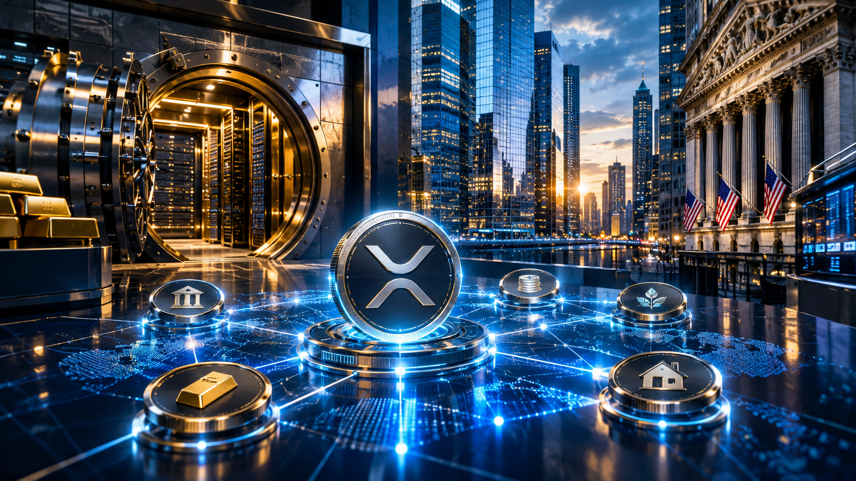 Ripple Prime Joins DTCC Tokenization Initiative as Standard Chartered Maintains $28 XRP Target for 2030